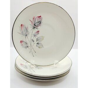 Canonsburg Pottery Allegheny Ware Princess Grace Saucer Dishes Set of 4